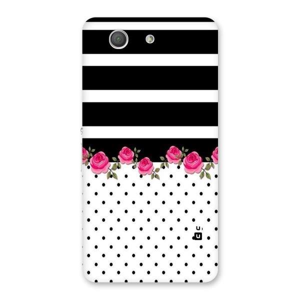 Dots Roses Stripes Back Case for Xperia Z3 Compact