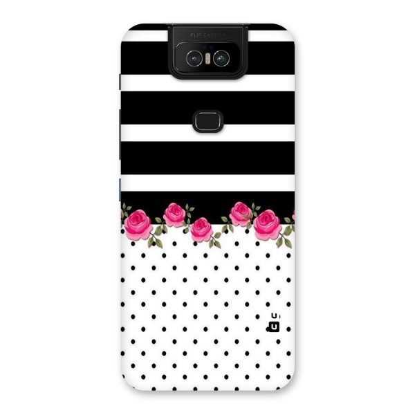 Dots Roses Stripes Back Case for Zenfone 6z