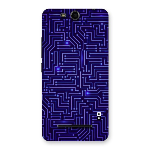 Dotting Lines Back Case for Micromax Canvas Juice 3 Q392