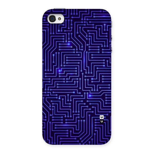 Dotting Lines Back Case for iPhone 4 4s