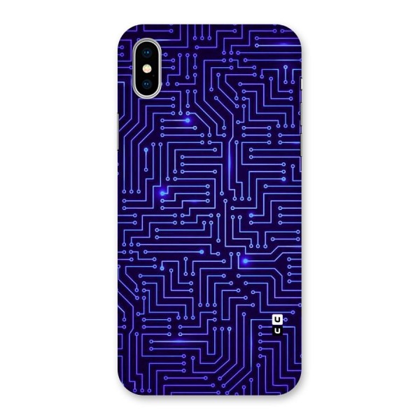 Dotting Lines Back Case for iPhone XS