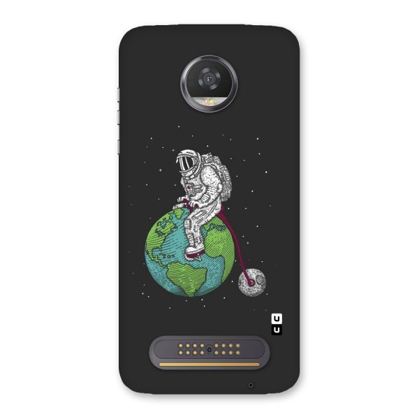 Earth Space Doodle Back Case for Moto Z2 Play