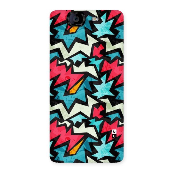 Electric Color Design Back Case for Canvas Knight A350