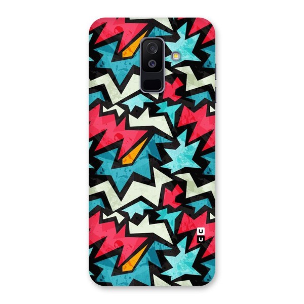 Electric Color Design Back Case for Galaxy A6 Plus