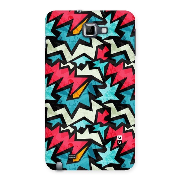 Electric Color Design Back Case for Galaxy Note