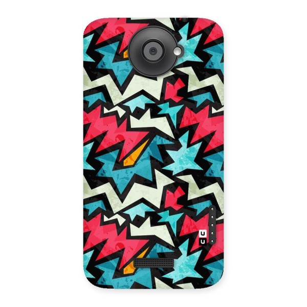 Electric Color Design Back Case for HTC One X