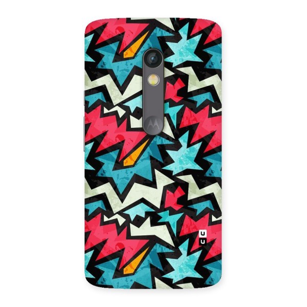 Electric Color Design Back Case for Moto X Play