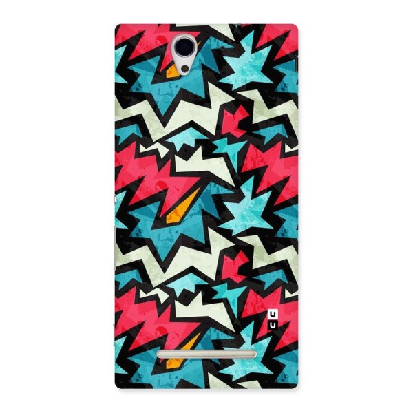 Electric Color Design Back Case for Sony Xperia C3