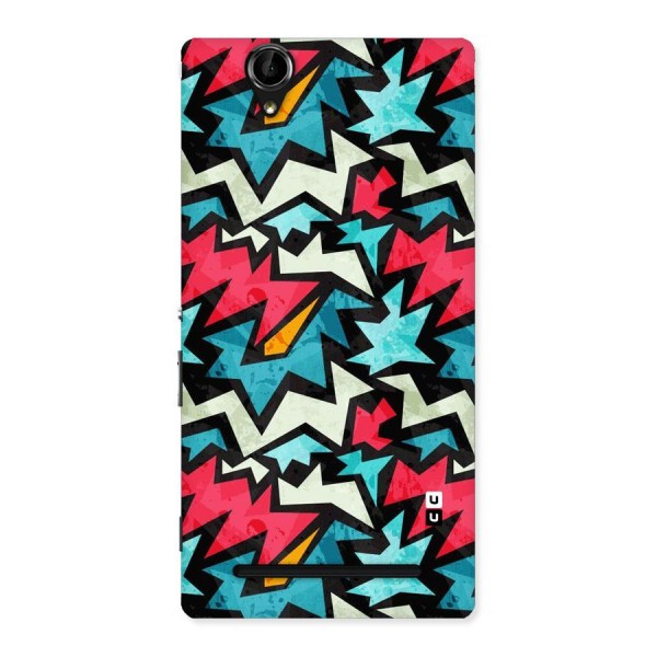 Electric Color Design Back Case for Sony Xperia T2