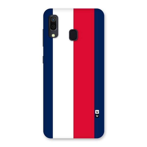 Electric Colors Stripe Back Case for Galaxy A20