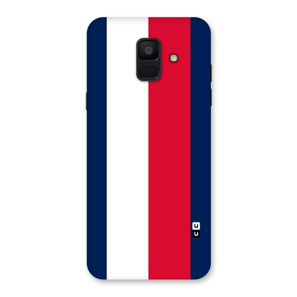 Electric Colors Stripe Back Case for Galaxy A6 (2018)