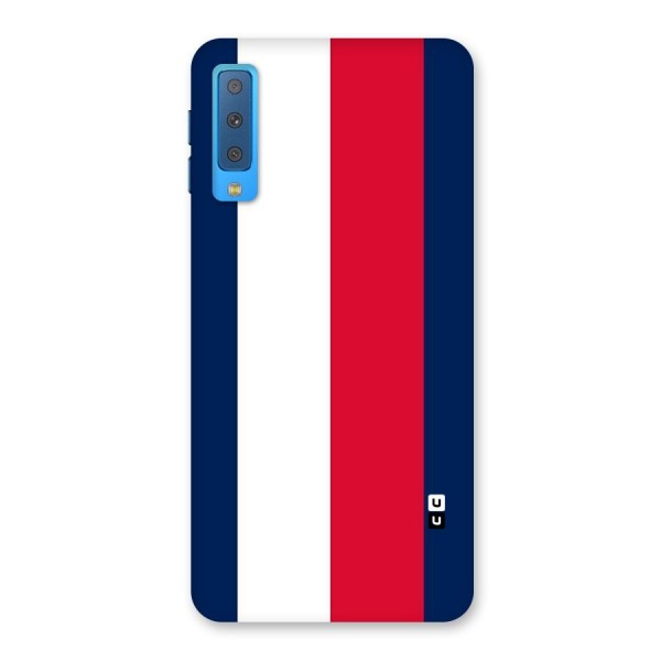 Electric Colors Stripe Back Case for Galaxy A7 (2018)