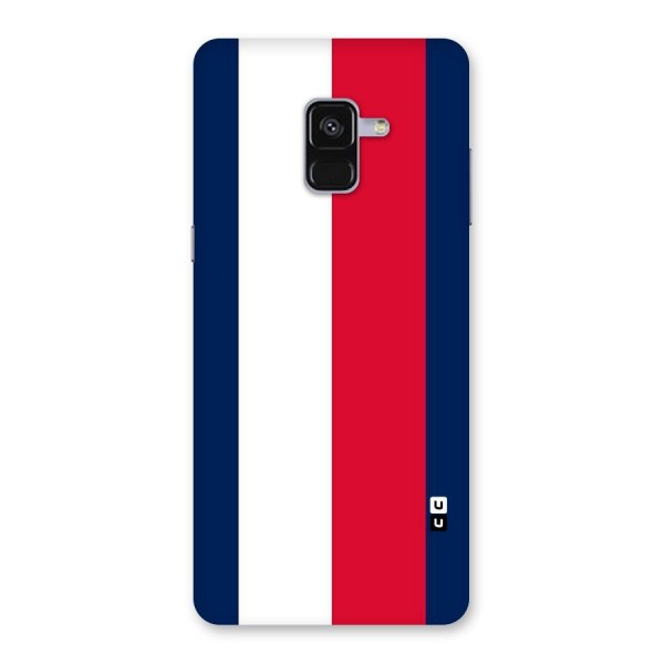 Electric Colors Stripe Back Case for Galaxy A8 Plus