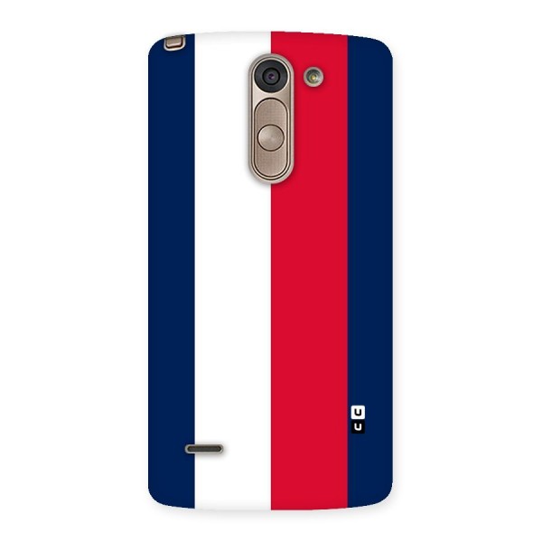 Electric Colors Stripe Back Case for LG G3 Stylus