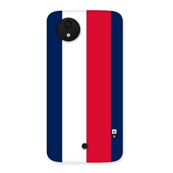 Electric Colors Stripe Back Case for Micromax Canvas A1