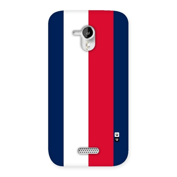 Electric Colors Stripe Back Case for Micromax Canvas HD A116