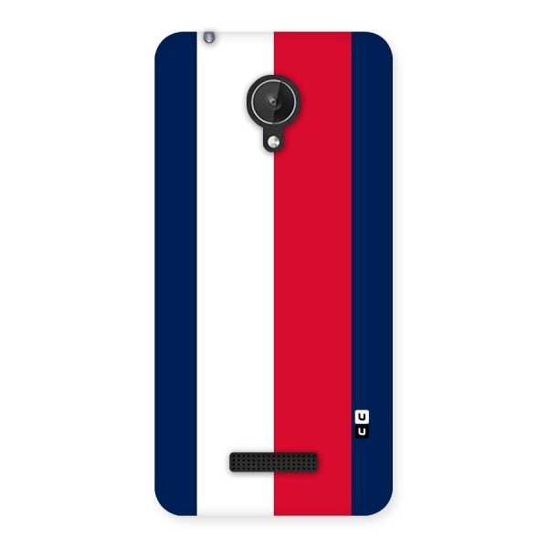 Electric Colors Stripe Back Case for Micromax Canvas Spark Q380