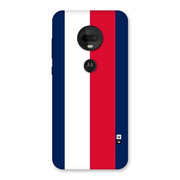Electric Colors Stripe Back Case for Moto G7