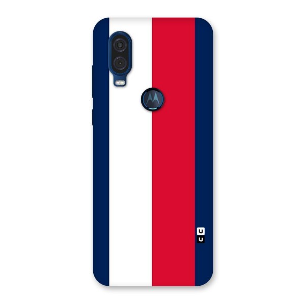 Electric Colors Stripe Back Case for Motorola One Vision