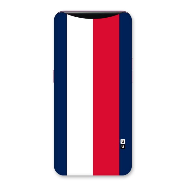 Electric Colors Stripe Back Case for Oppo Find X