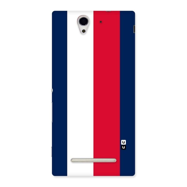 Electric Colors Stripe Back Case for Sony Xperia C3