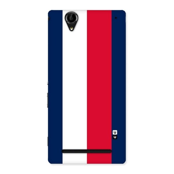 Electric Colors Stripe Back Case for Sony Xperia T2