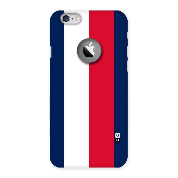 Electric Colors Stripe Back Case for iPhone 6 Logo Cut