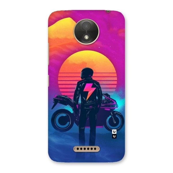 Electric Ride Back Case for Moto C Plus