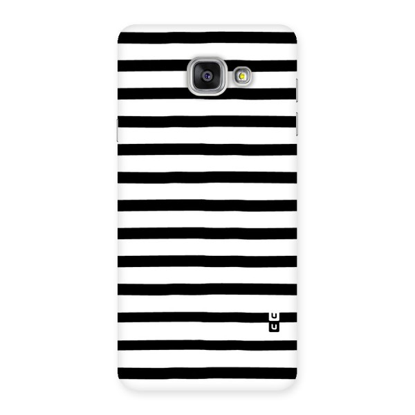 Elegant Basic Stripes Back Case for Galaxy A7 2016