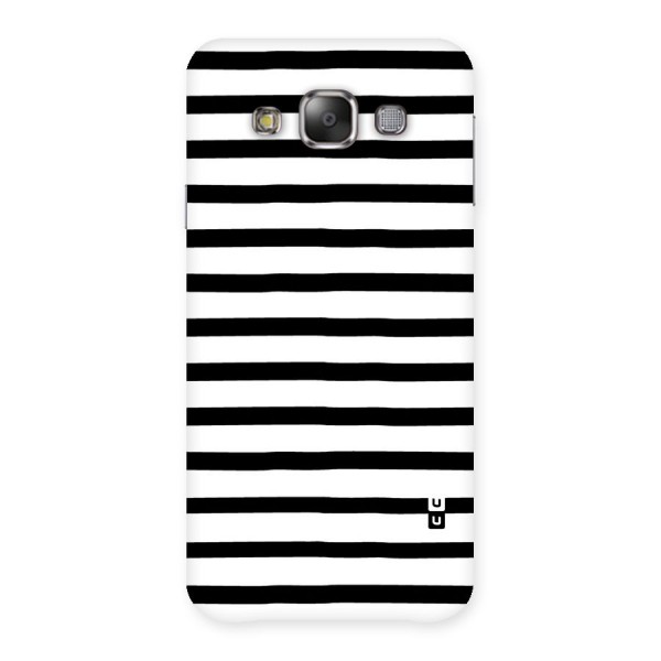 Elegant Basic Stripes Back Case for Galaxy E7