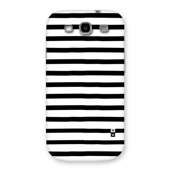 Elegant Basic Stripes Back Case for Galaxy S3