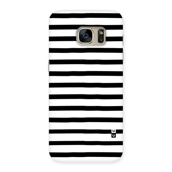 Elegant Basic Stripes Back Case for Galaxy S7