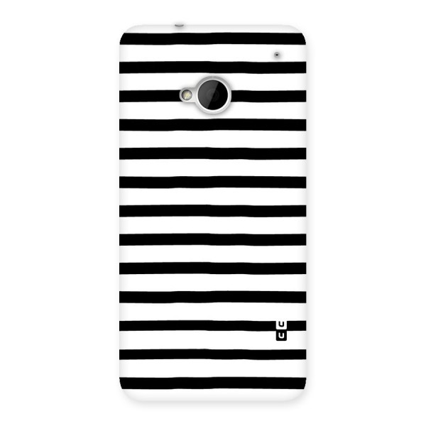 Elegant Basic Stripes Back Case for HTC One M7