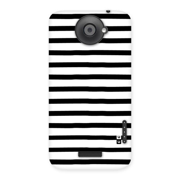 Elegant Basic Stripes Back Case for HTC One X