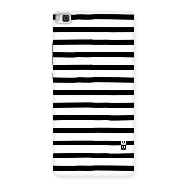 Elegant Basic Stripes Back Case for Huawei P8