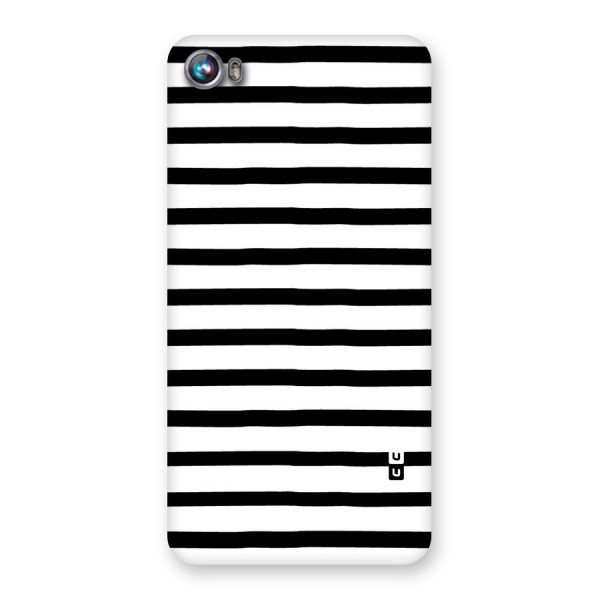 Elegant Basic Stripes Back Case for Micromax Canvas Fire 4 A107