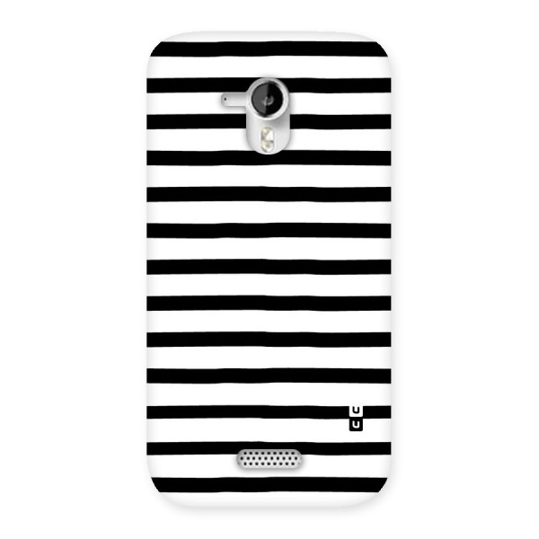 Elegant Basic Stripes Back Case for Micromax Canvas HD A116