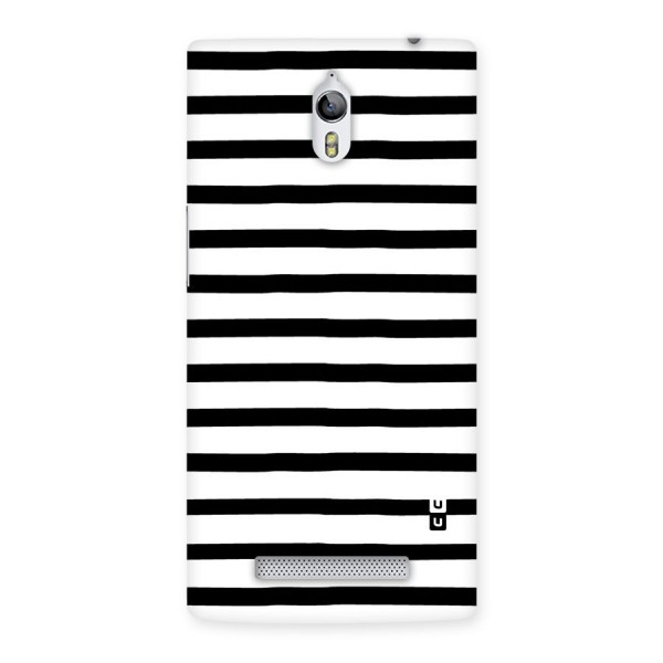 Elegant Basic Stripes Back Case for Oppo Find 7