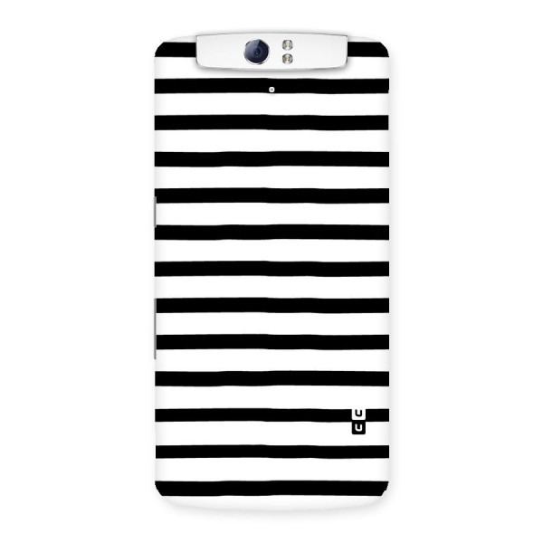 Elegant Basic Stripes Back Case for Oppo N1