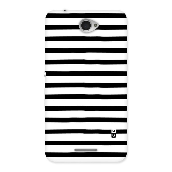 Elegant Basic Stripes Back Case for Sony Xperia E4