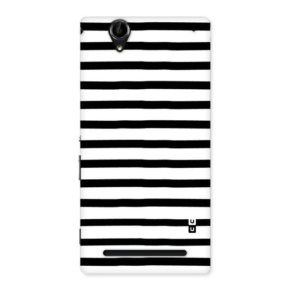 Elegant Basic Stripes Back Case for Sony Xperia T2