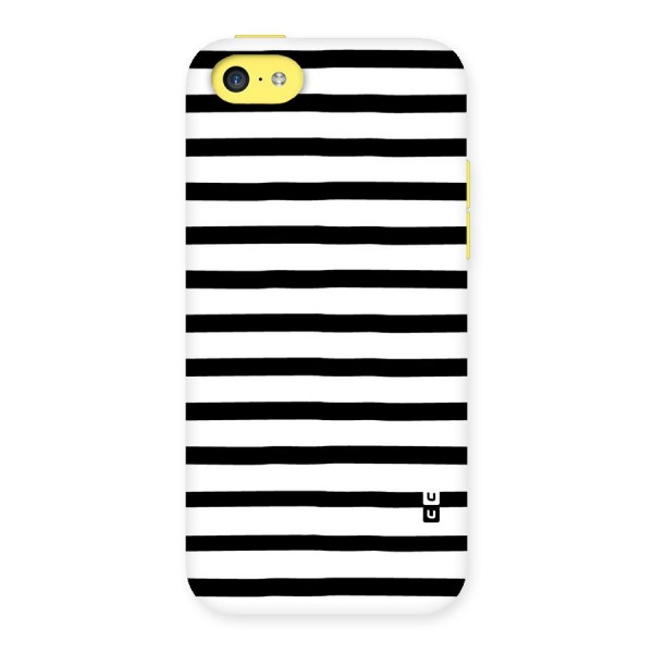 Elegant Basic Stripes Back Case for iPhone 5C