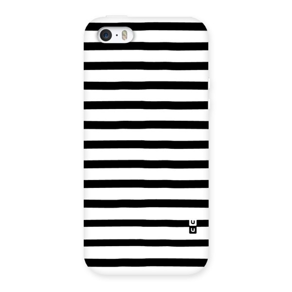 Elegant Basic Stripes Back Case for iPhone SE