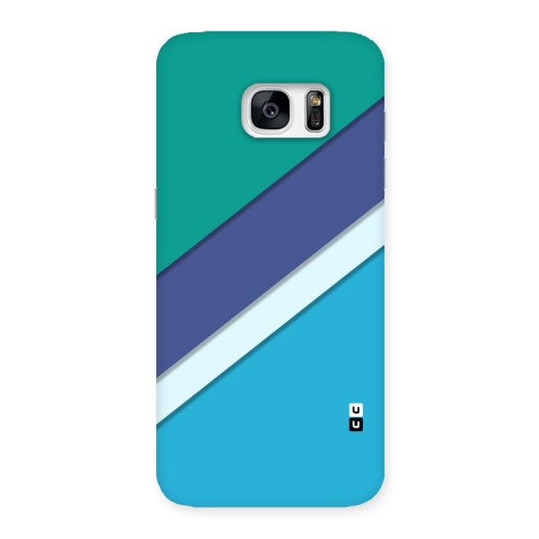 Elegant Colored Stripes Back Case for Galaxy S7 Edge