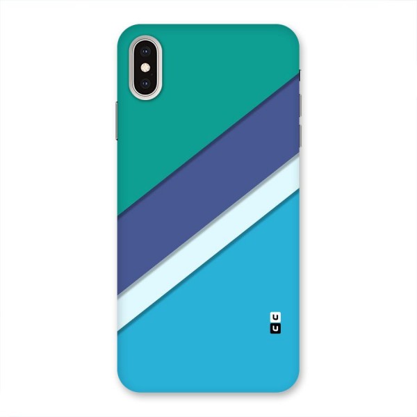 Elegant Colored Stripes Back Case for iPhone XS Max