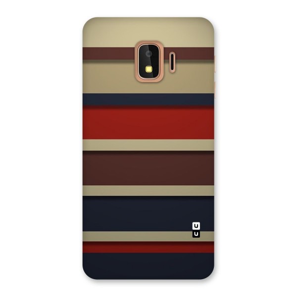 Elegant Stripes Pattern Back Case for Galaxy J2 Core