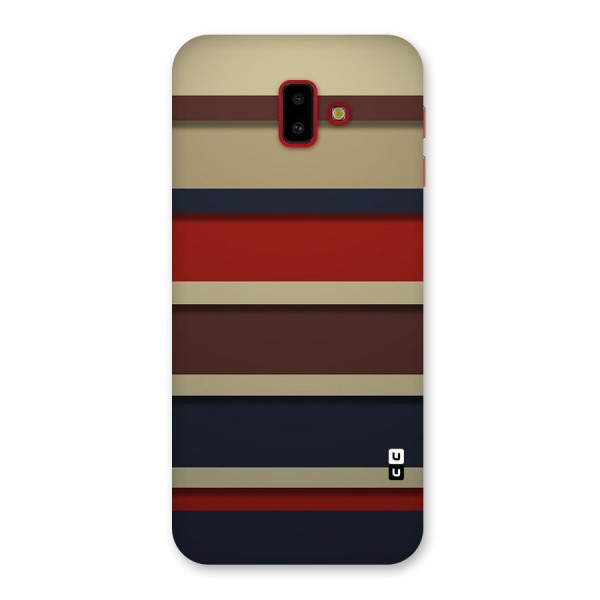 Elegant Stripes Pattern Back Case for Galaxy J6 Plus