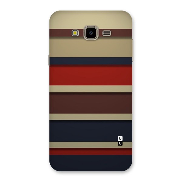 Elegant Stripes Pattern Back Case for Galaxy J7 Nxt