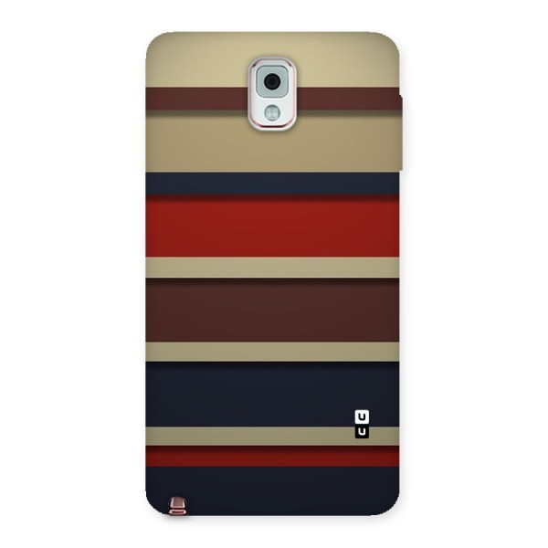 Elegant Stripes Pattern Back Case for Galaxy Note 3