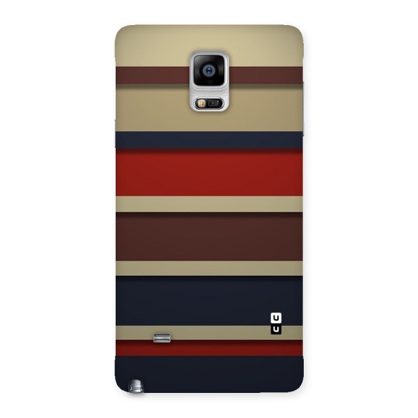 Elegant Stripes Pattern Back Case for Galaxy Note 4